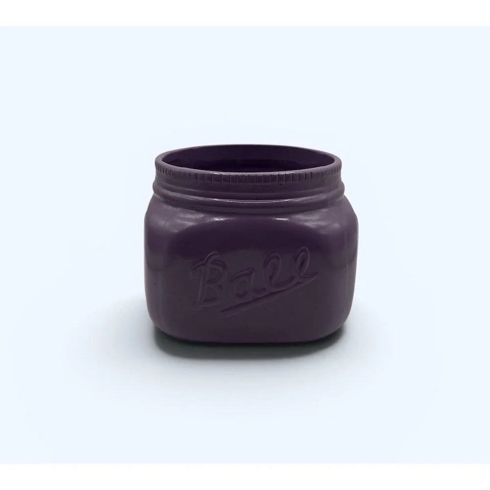 Ball Mason Jar Flower/Planter Decorative Centerpiece PURPLE